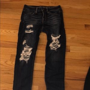 American Eagle ripped jeans